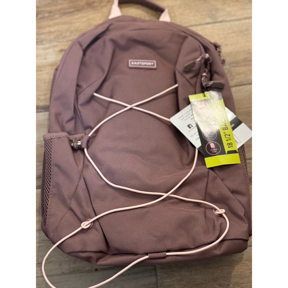 Eastsport Ascend Dome Backpack Mauve Padded Laptop Sleeve 18.5" NWT 111560-RST